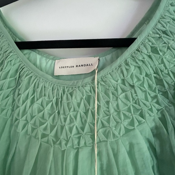 Brand New Loeffler Randall Rose Smocked Neckline Evening Dress - Picture 4 of 8